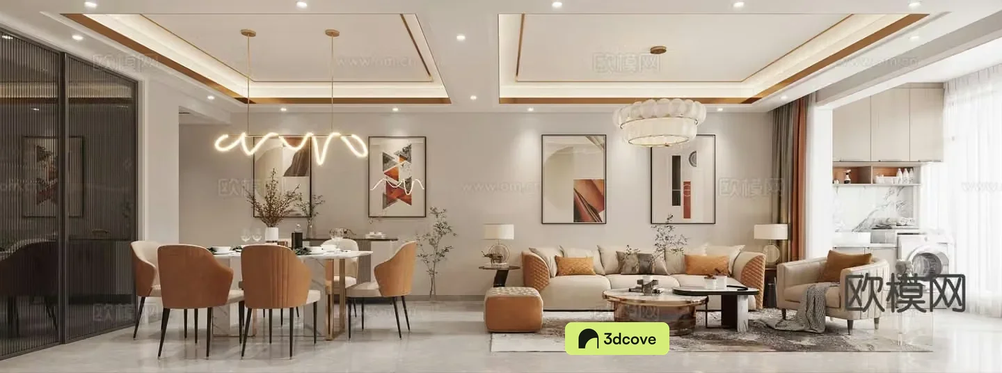 Light luxury restaurant