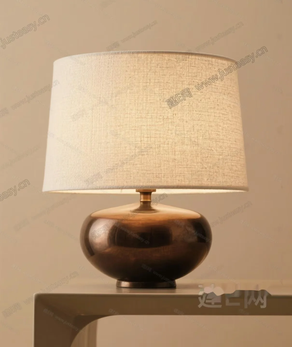 Gold Light Fixture 3D Model – 23741 – VRAY Render