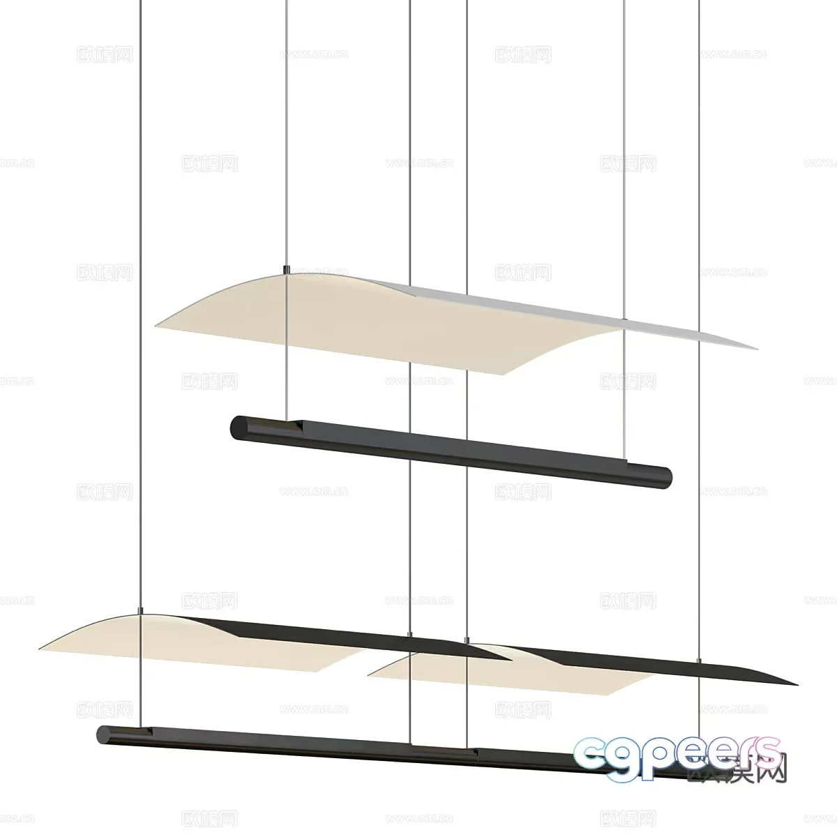 Modern Light Fixture 3D Model – 9941 – CORONA Render