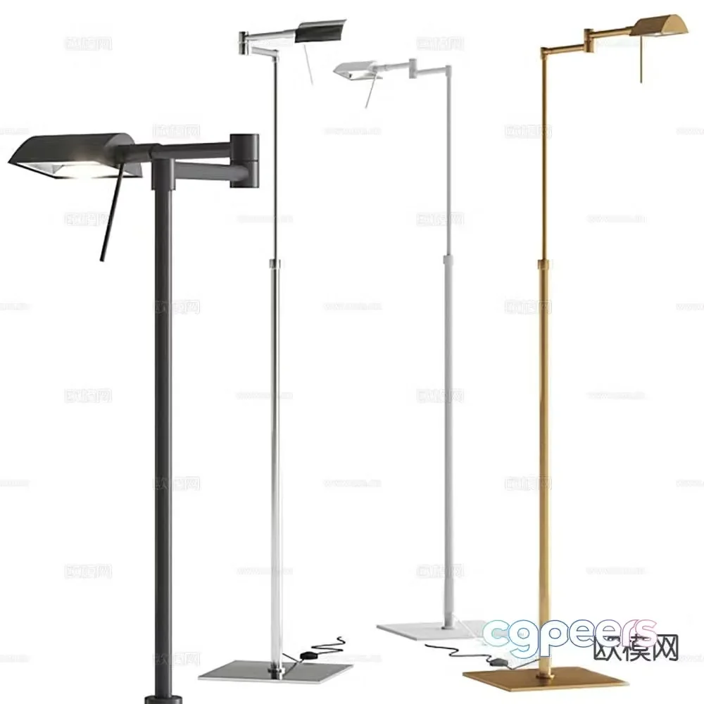 Modern floor lamp 3d model