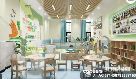 Cozy Dining Area 3D Model – 22514 – VRAY Render