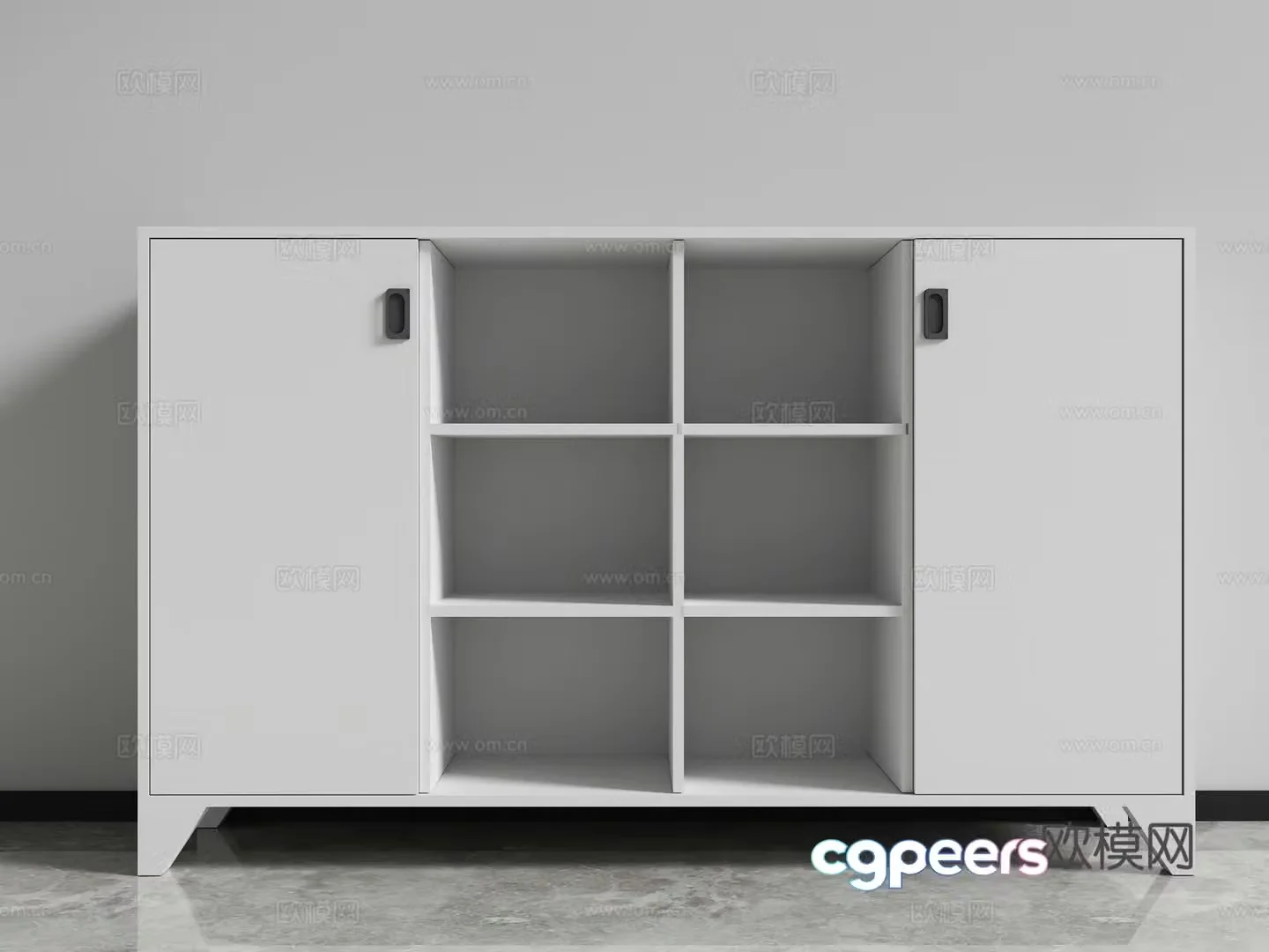 File cabinet tea cabinet locker low cabinet 3D model