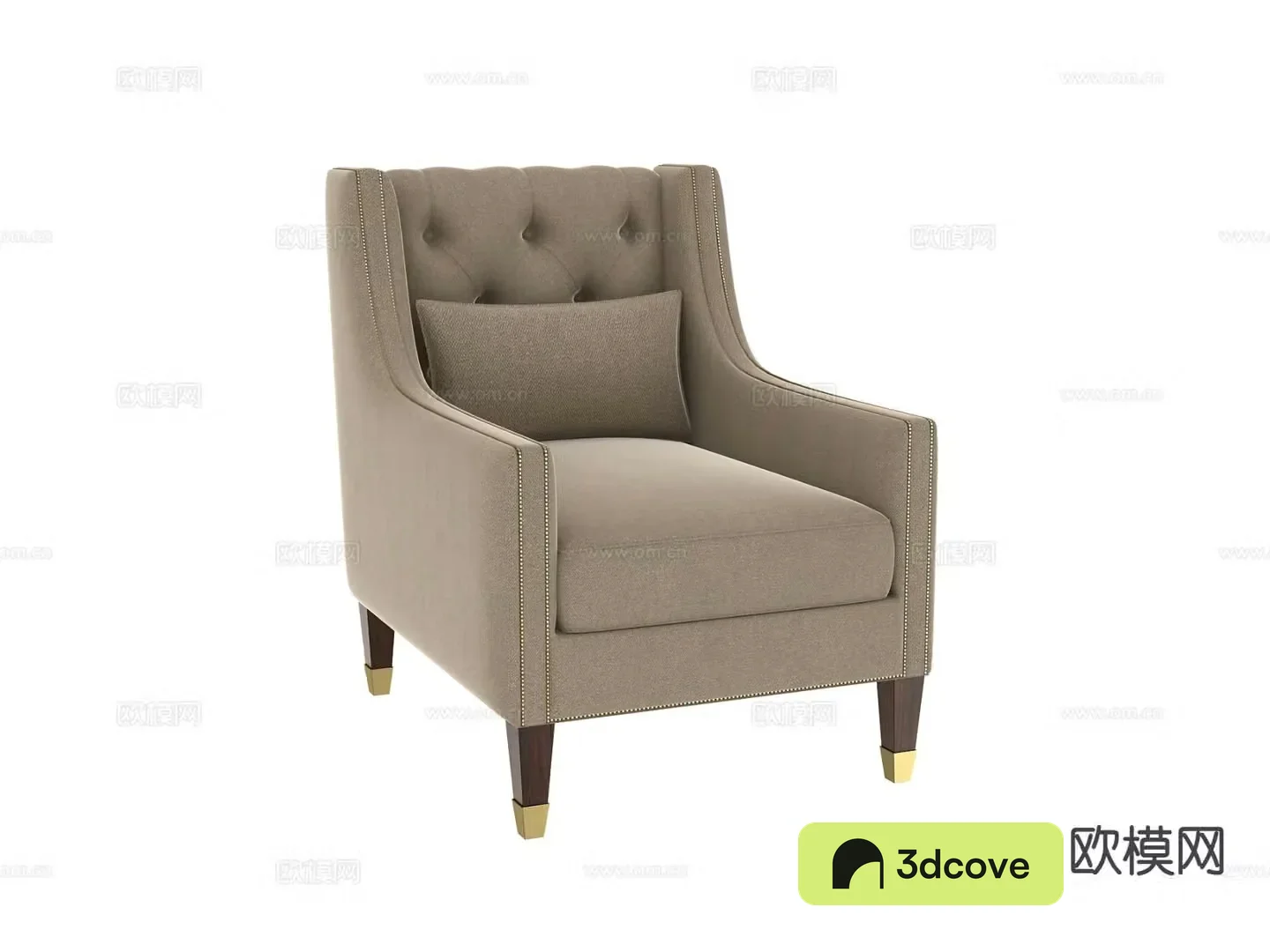 American sofa single sofa