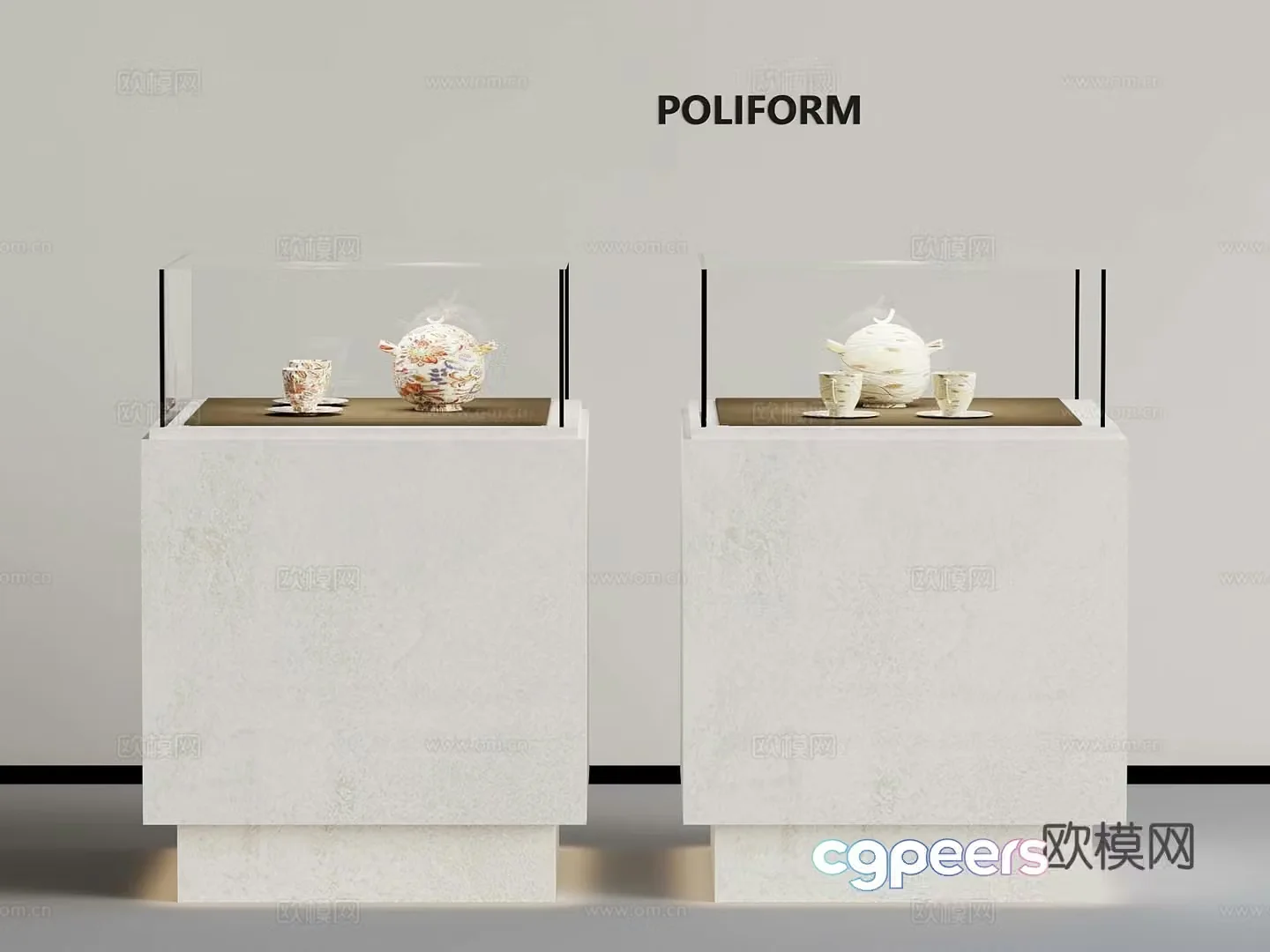 Other cabinets Modern booth showcase 3d model