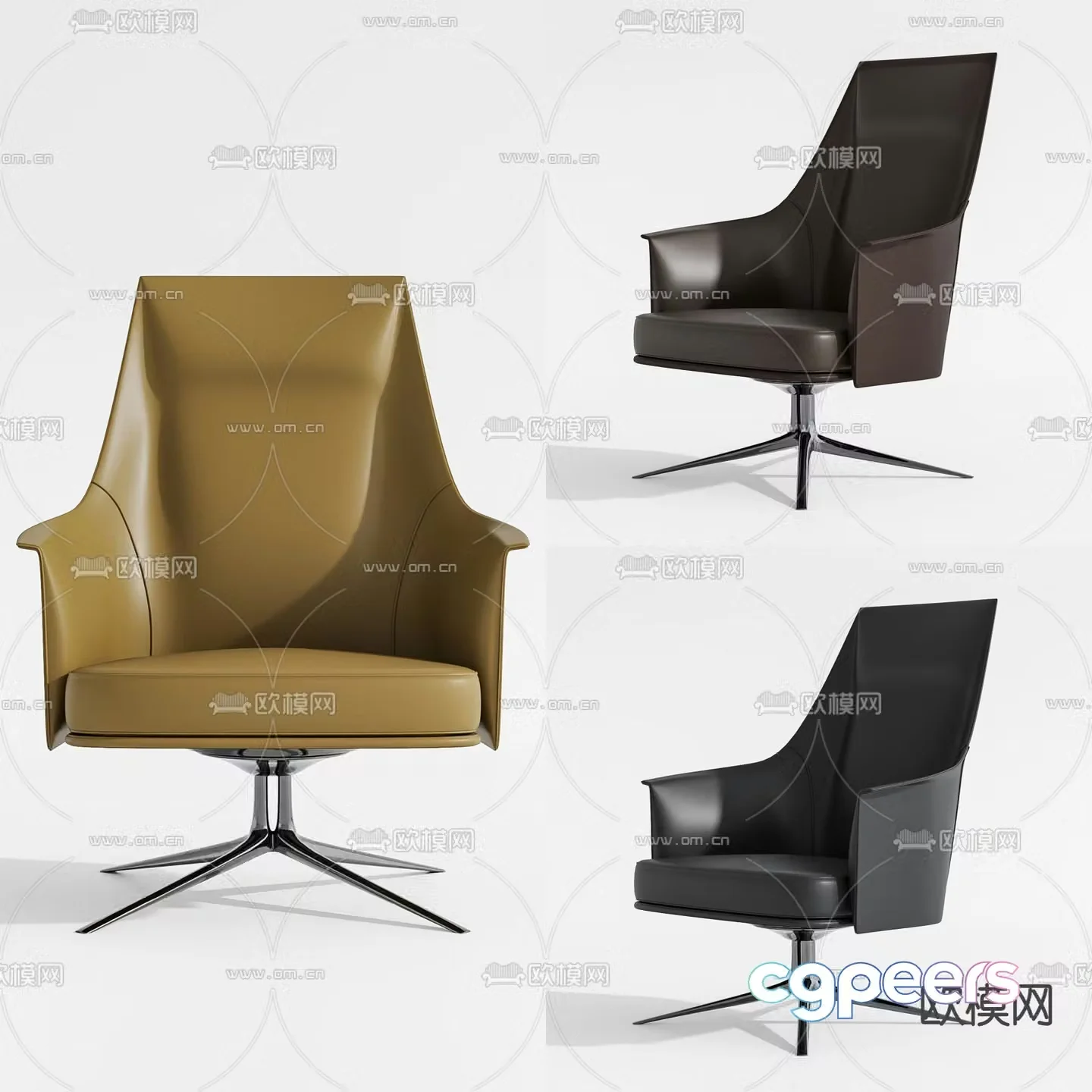 Office chair executive chair boss chair 3d model
