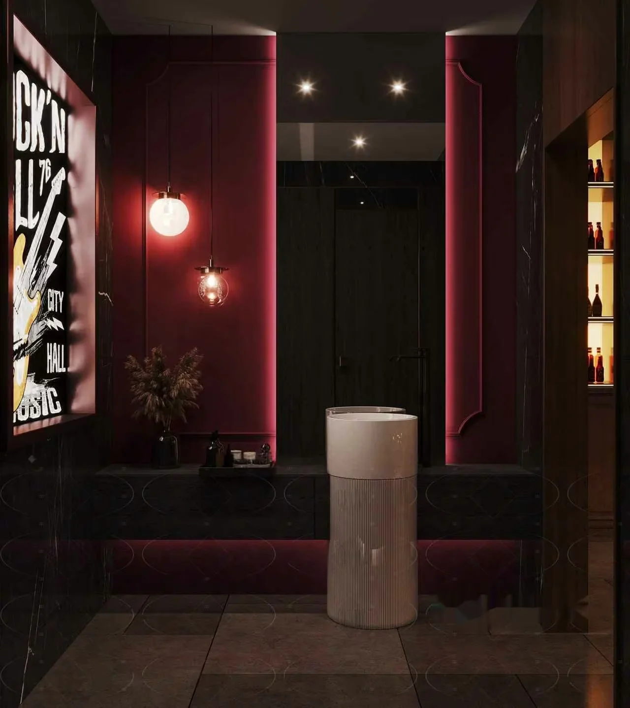 Modern Bar Sink 3D Model – 17451 – VRAY Render