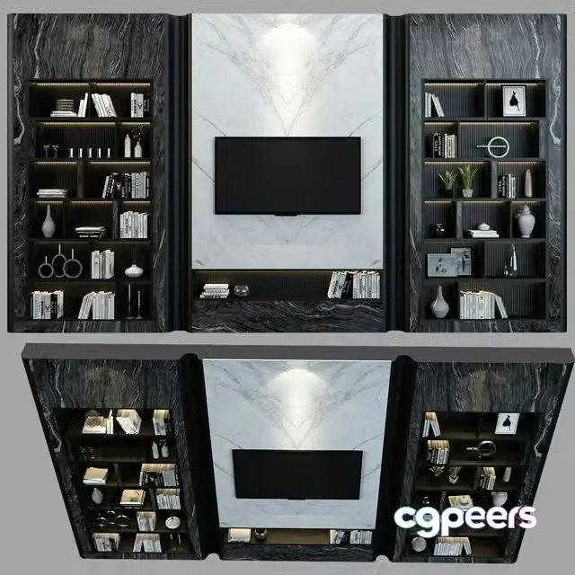 3ds Max Free – TV shelf 17