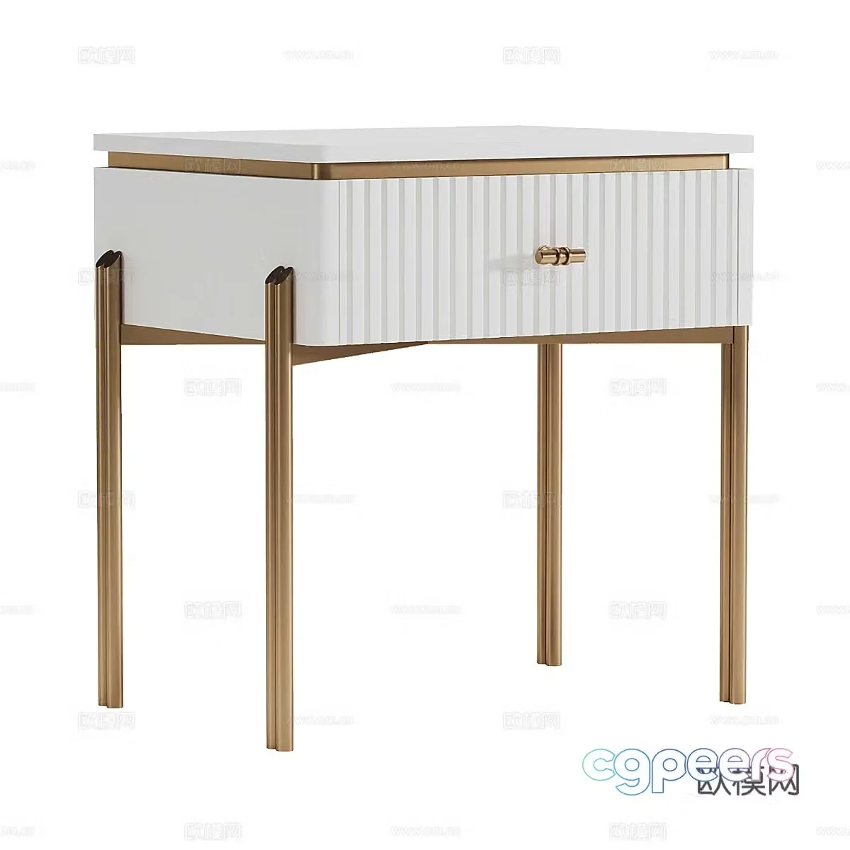 Bedside table 3d model