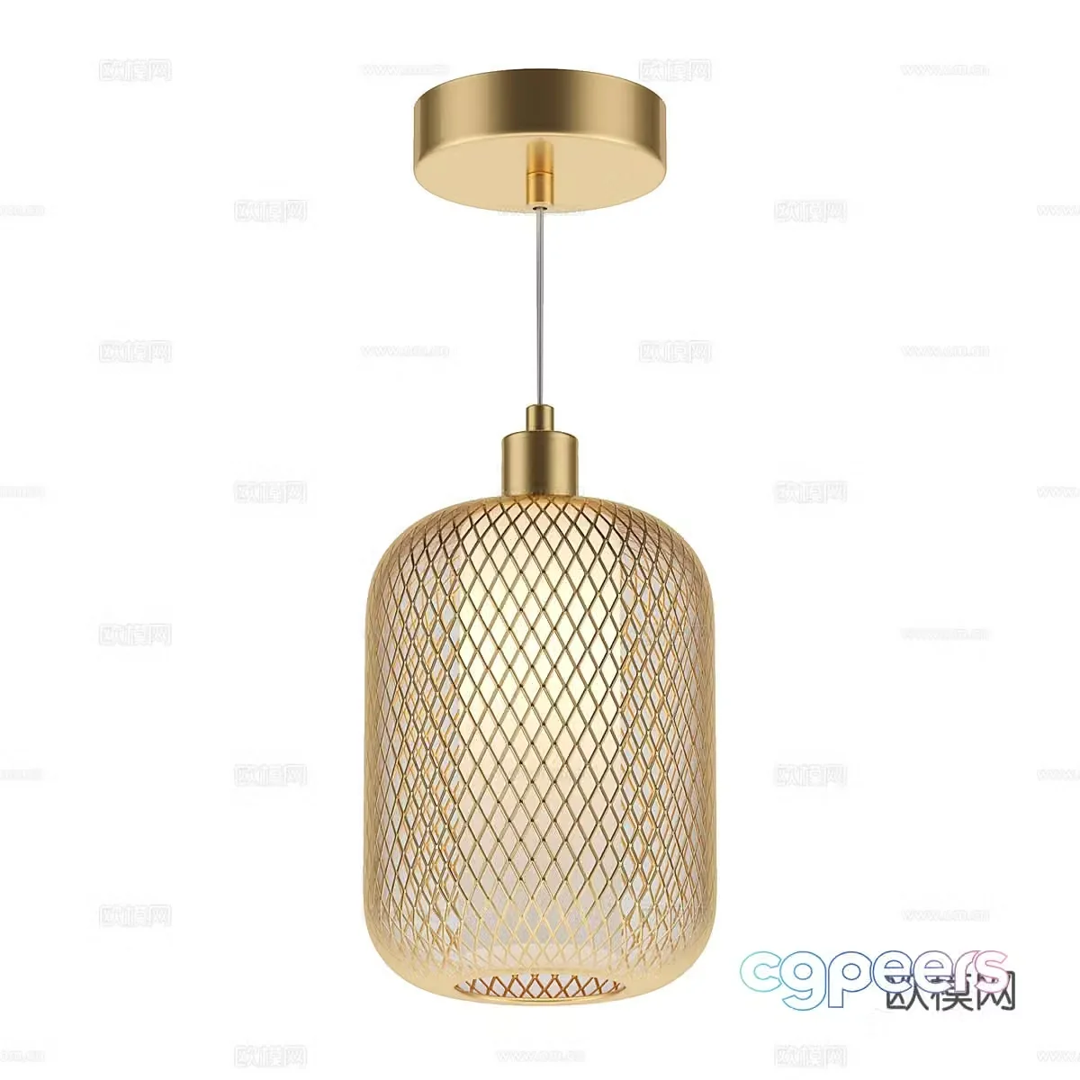 Modern simple chandelier chandelier simple chandelier light luxury chandelier living room chandelier 3d model