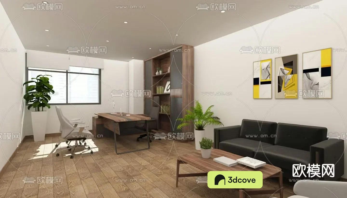 Modern general manager office