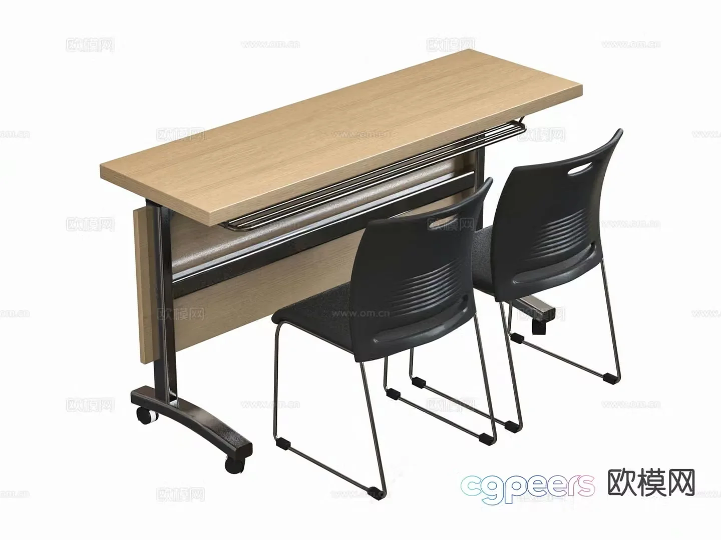 Modern conference table 3d model