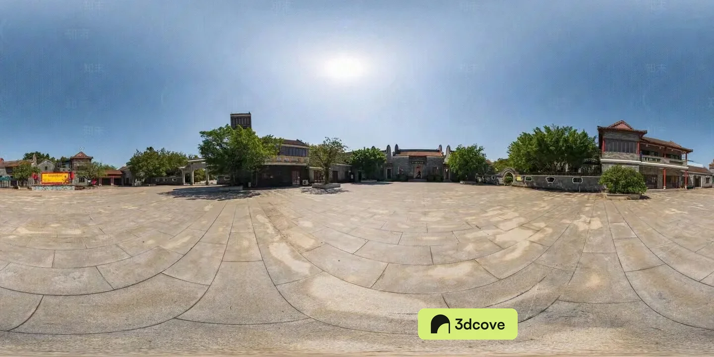 A Large Empty Plaza