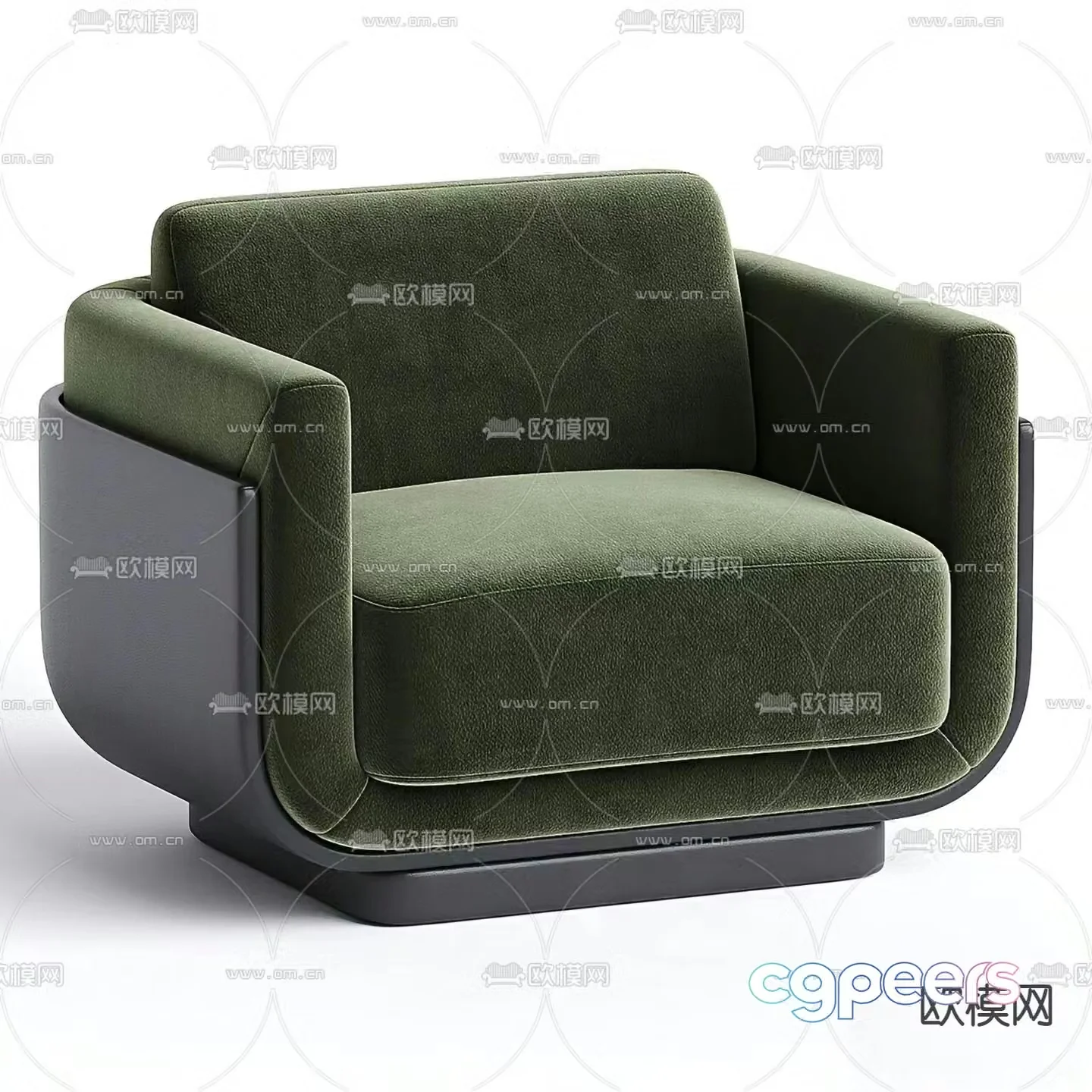 Charlotte single sofa 3d model