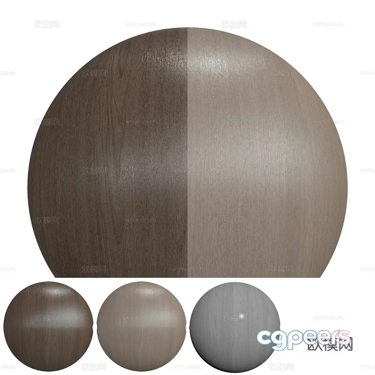 Modern Italian wood grain wood veneer 3d model