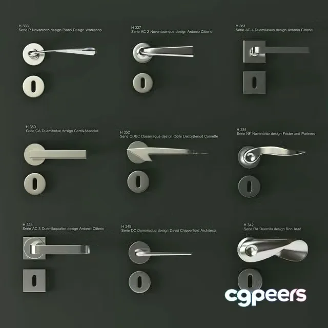 3ds Max Free – Doorknobs-fusital