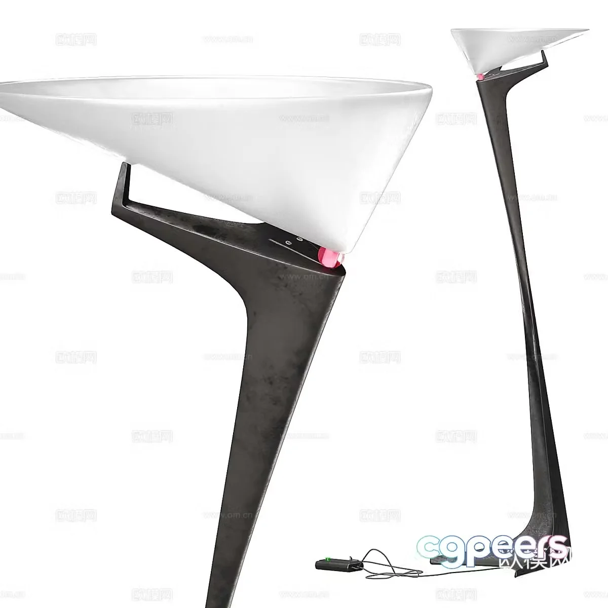 Modern minimalist Montjuic floor lamp 3d model