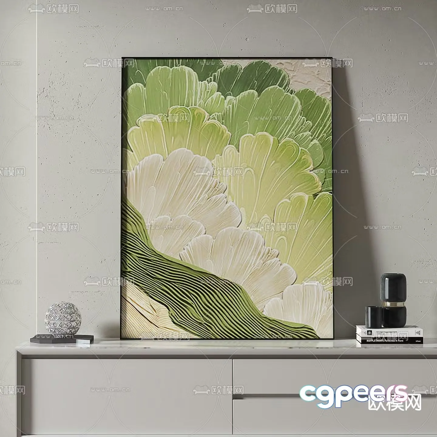 Texture painting Simple painting Decorative painting 3d model