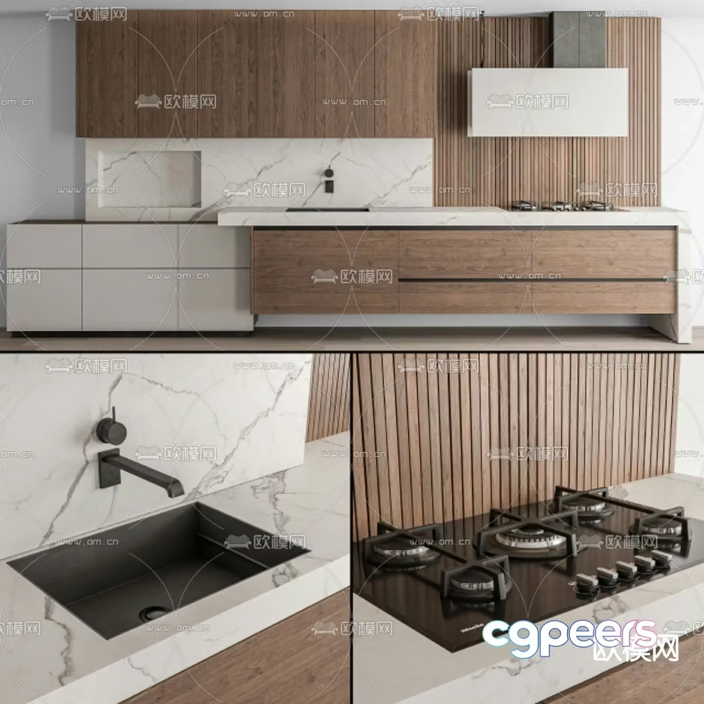 Modern cabinet 3d model
