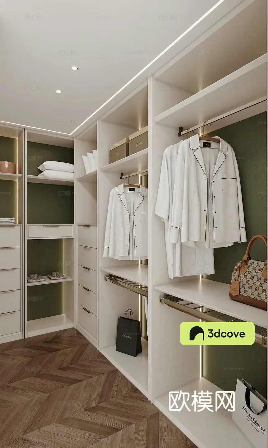 Master bedroom cloakroom