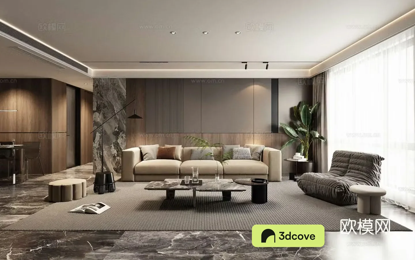 Modern living room combination sofa
