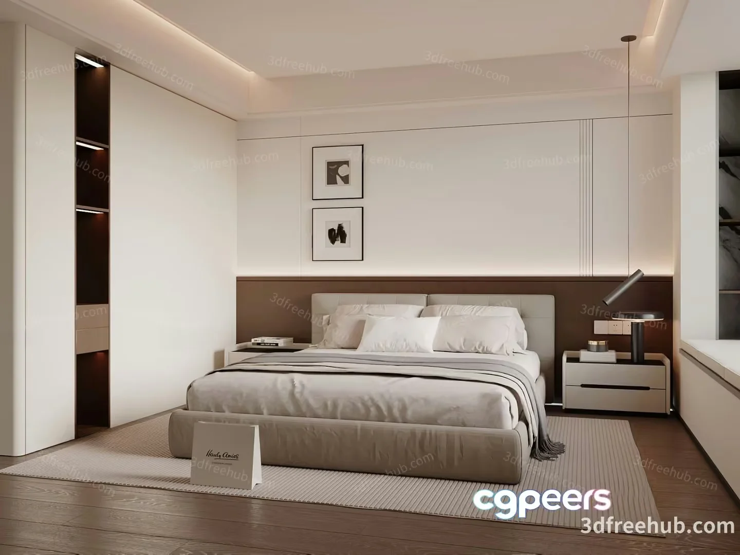Modern Apartment Interior 3D Model – 18922 – VRAY Render