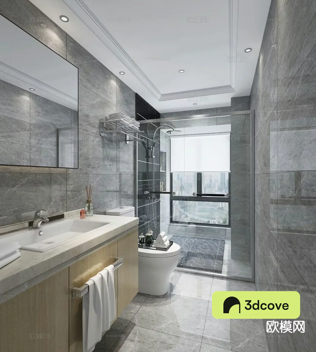 modern bathroom toilet