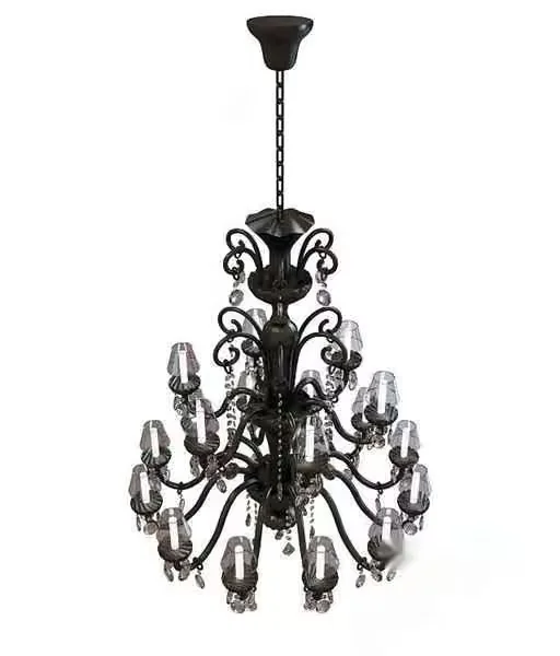 Gold Light Fixture 3D Model – 15941 – VRAY Render