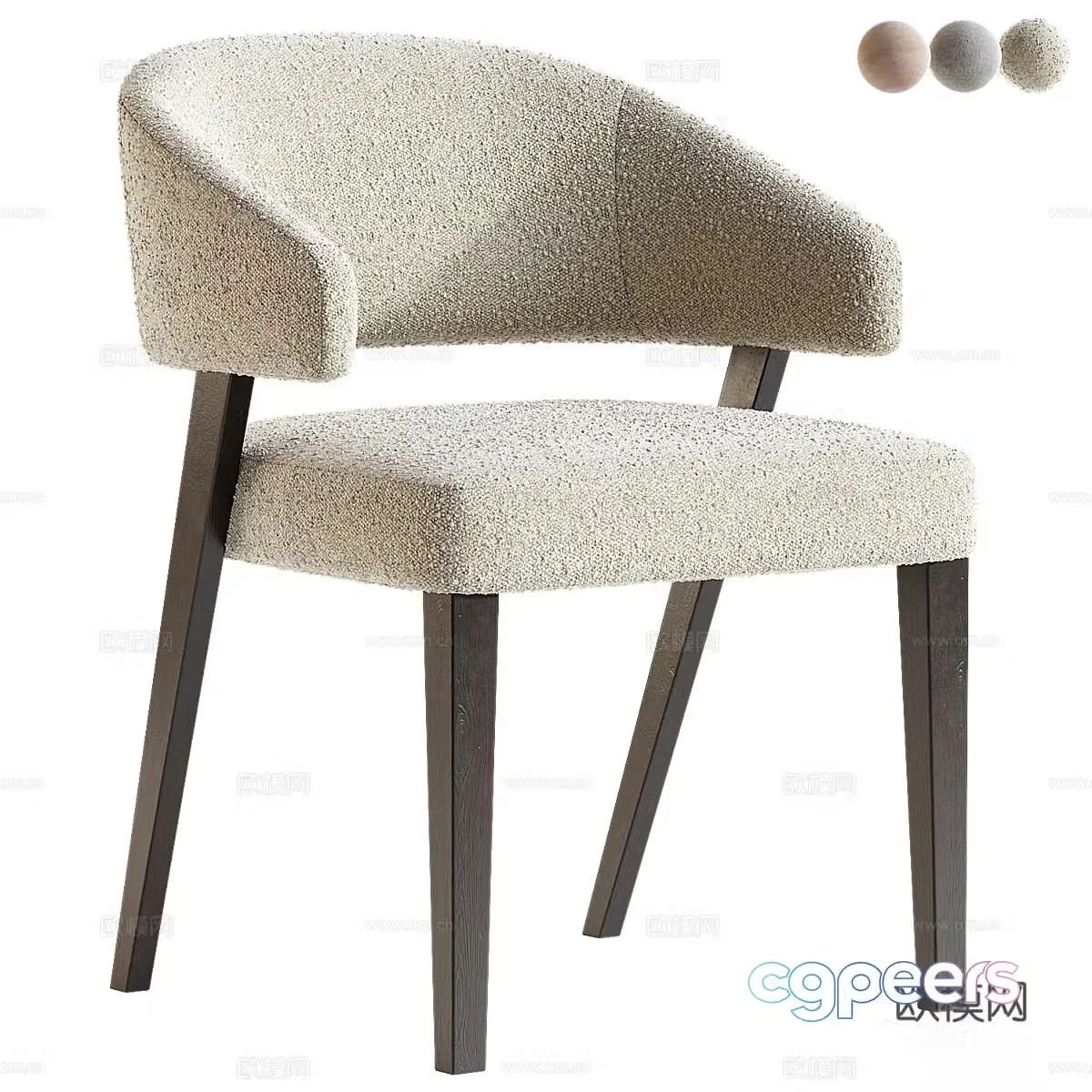 Single chair 3d model