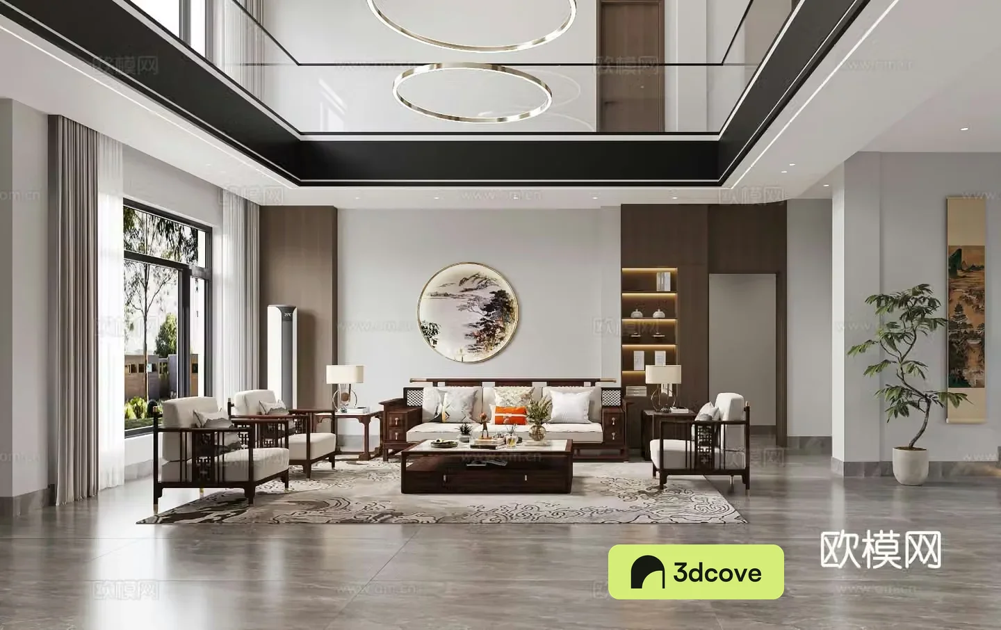 New Chinese style living room