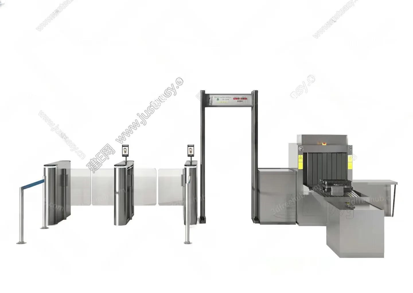 Modern Security Equipment 3D Model – 22463 – VRAY Render