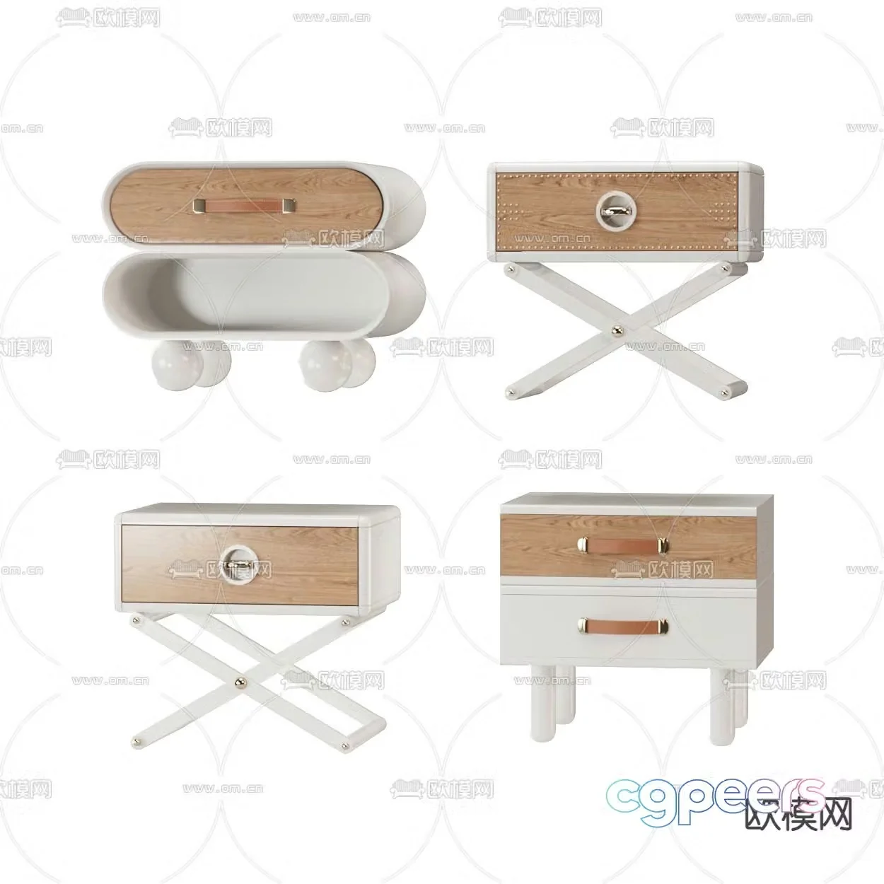 bedside table 3d model