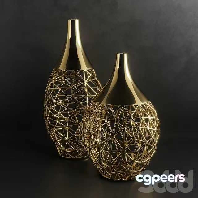 3ds Max Free – Vases set 4