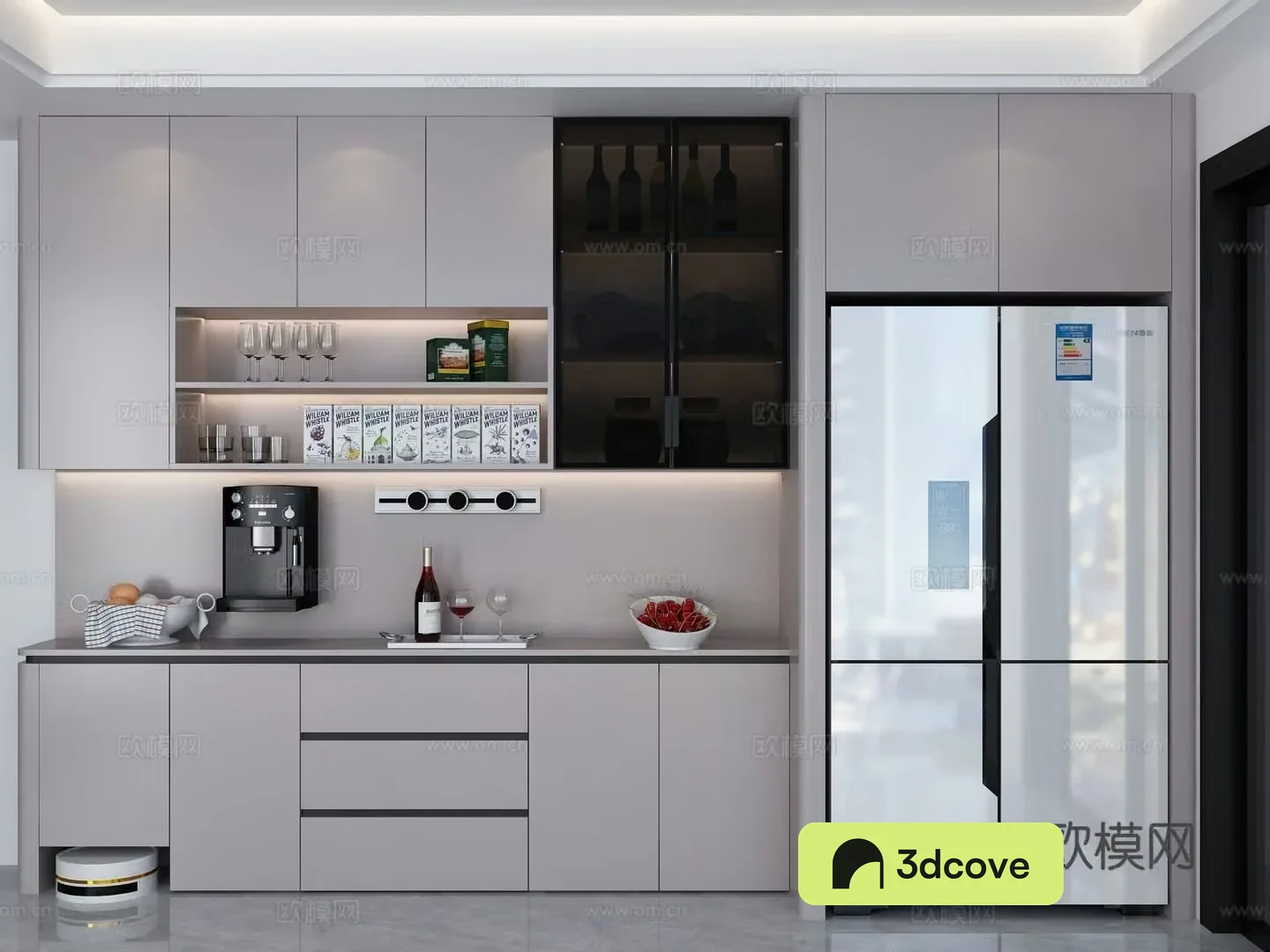Modern sideboard wine cabinet
