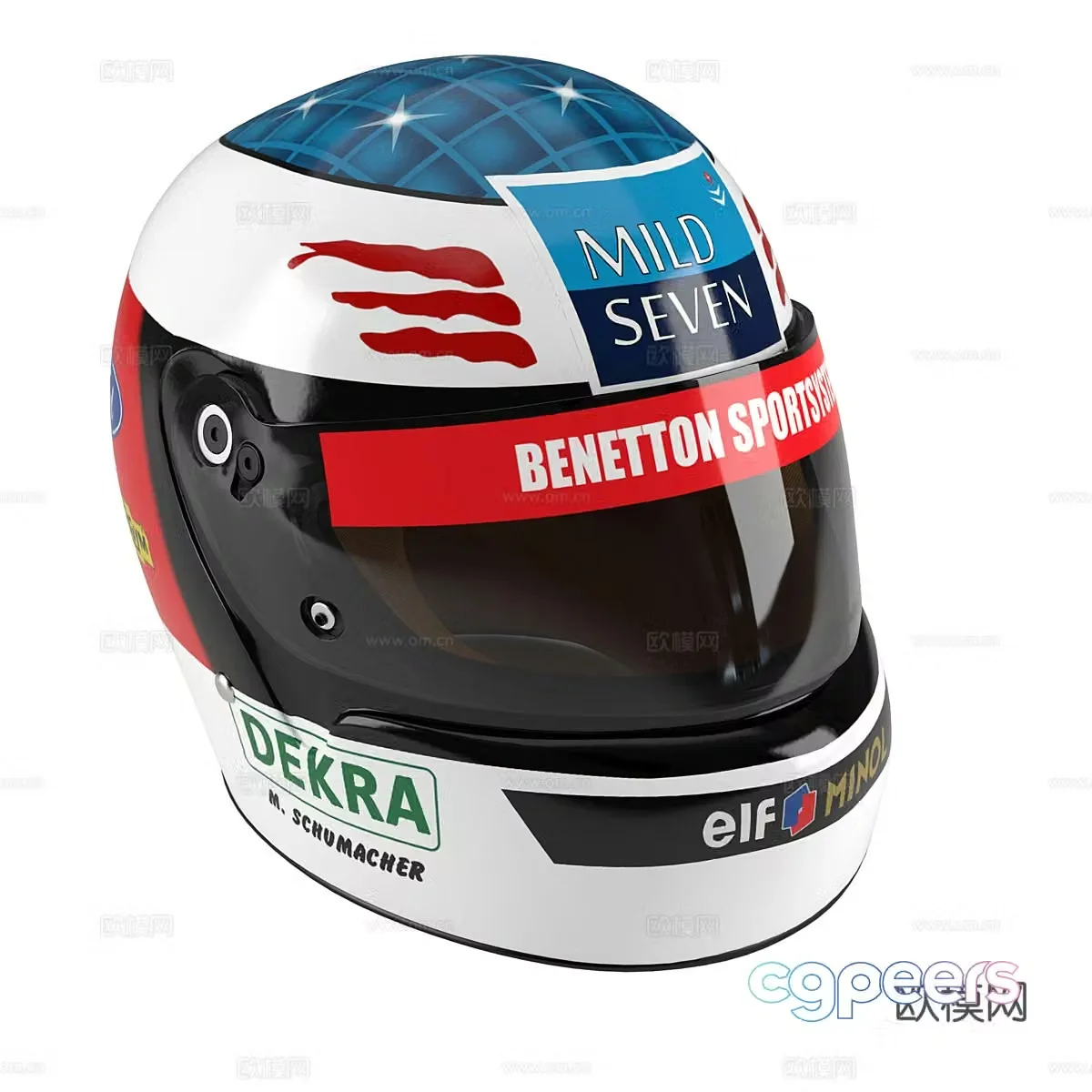 Traffic helmet 3d model