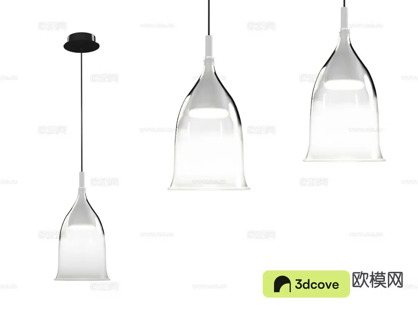 Modern glass small chandelier art chandelier