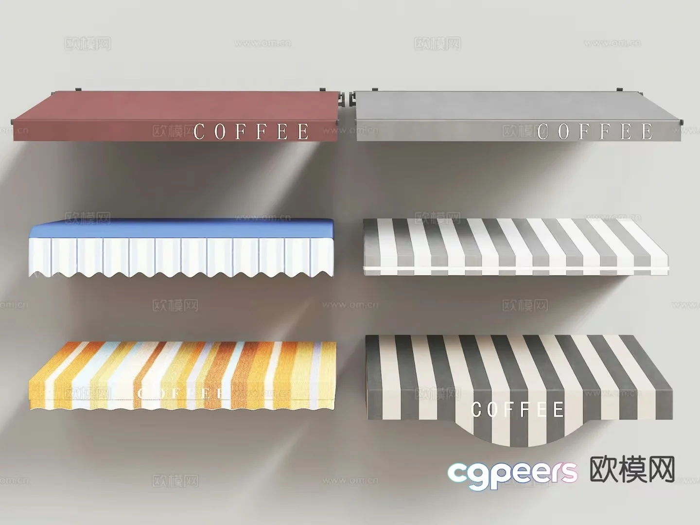 Examples Of Correct Answers: Coffee Shop 3D Model – 6022 – VRAY Render