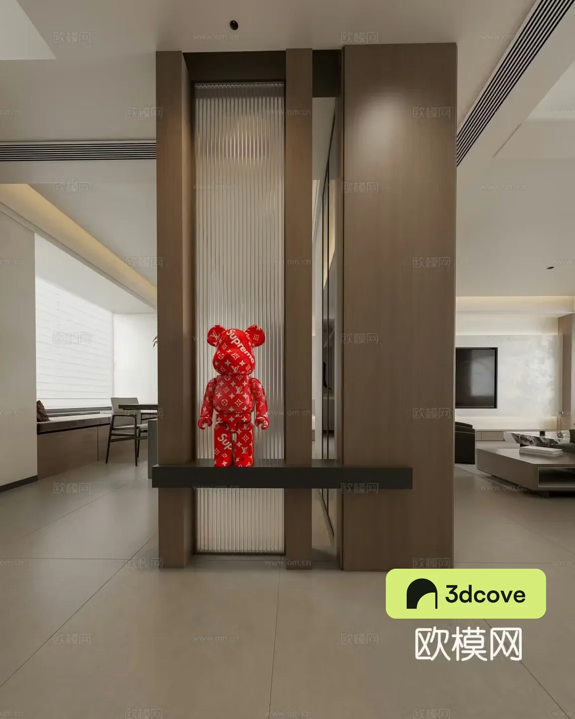 Modern entrance