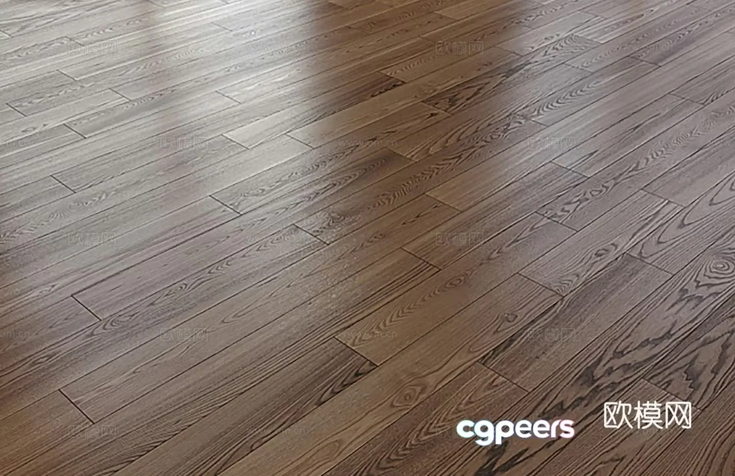 Herringbone wood flooring interior floor 3d model