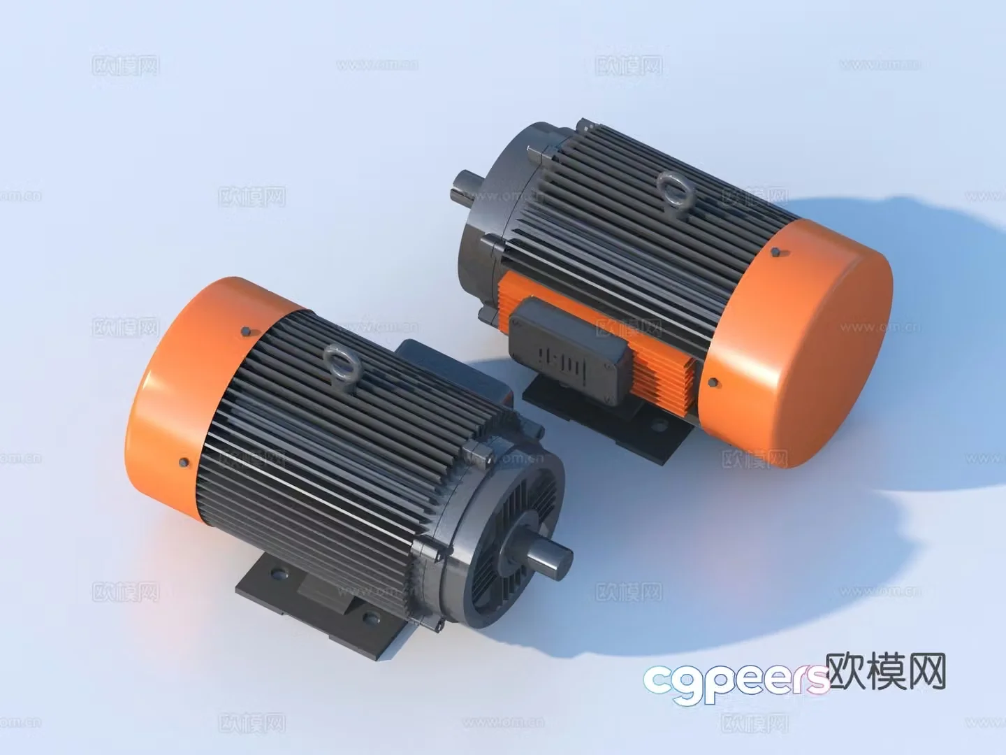 Motor Motor Engine Engine Power System Industrial Equipment 3D Model