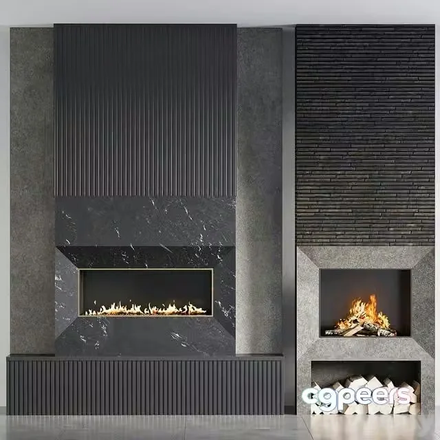 3ds Max Free – Fire place 10