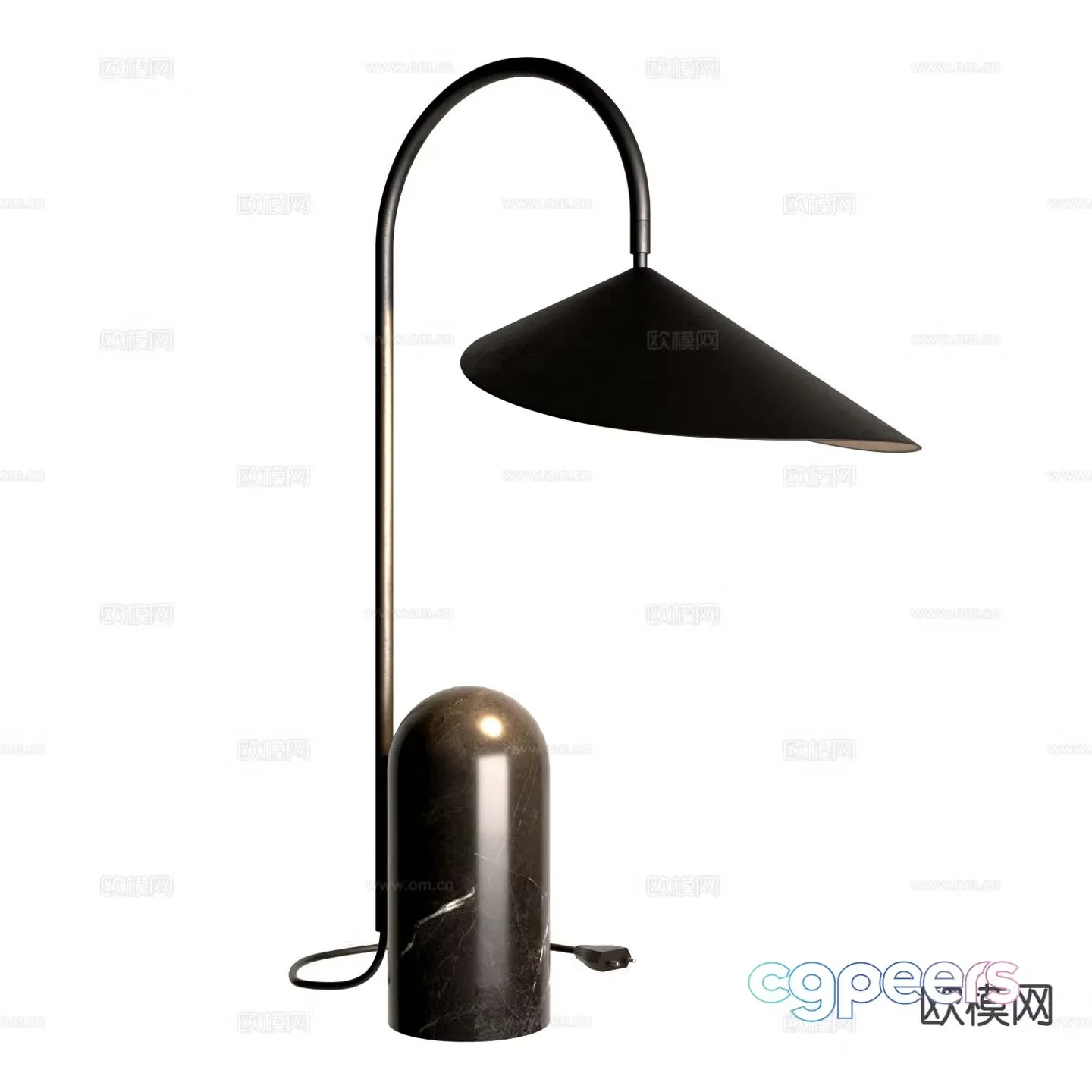 Modern desk lamp 3d model