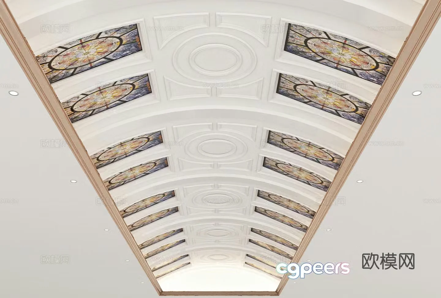 European style ceiling 3D model
