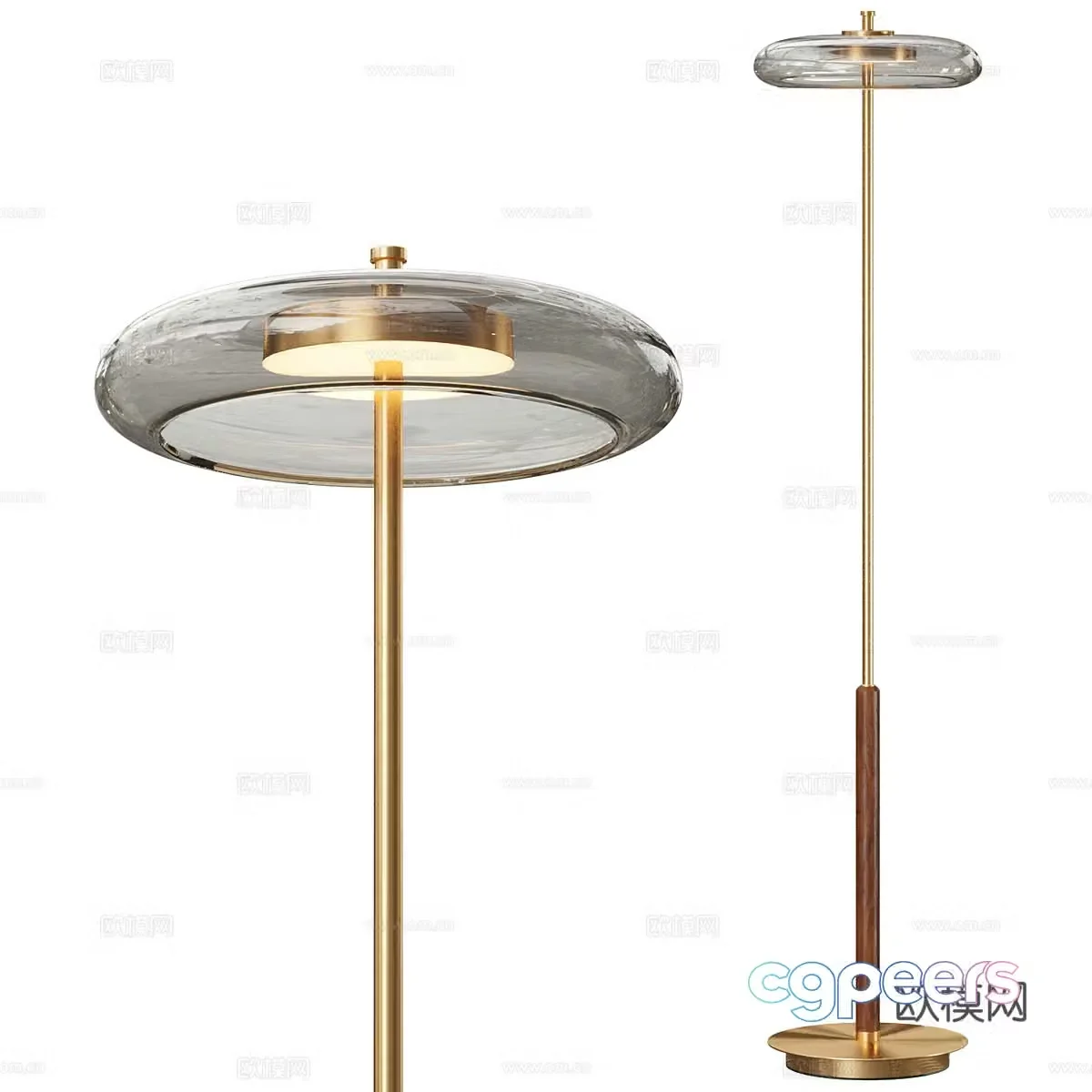 New Chinese light luxury MICO FL Lampatron floor lamp 3D model