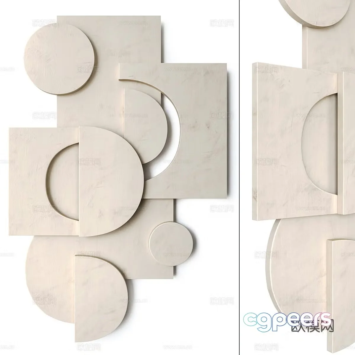 Wasabi Tilde Grynnerup Wooden Pendant 3D Model