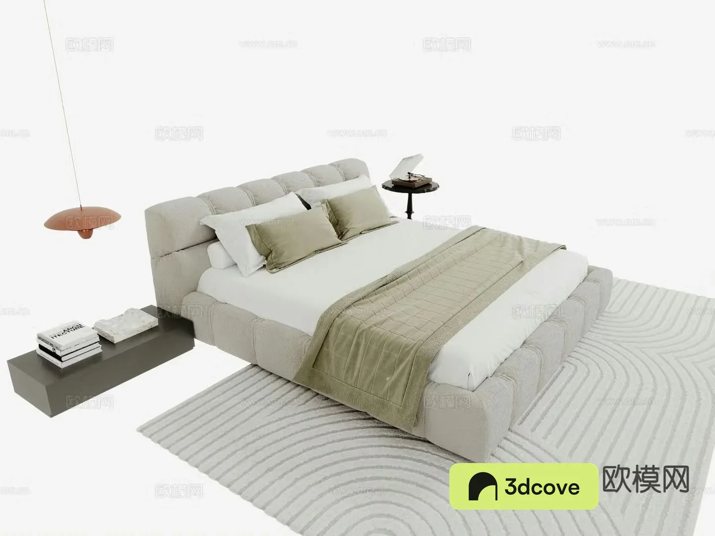 Modern double bed