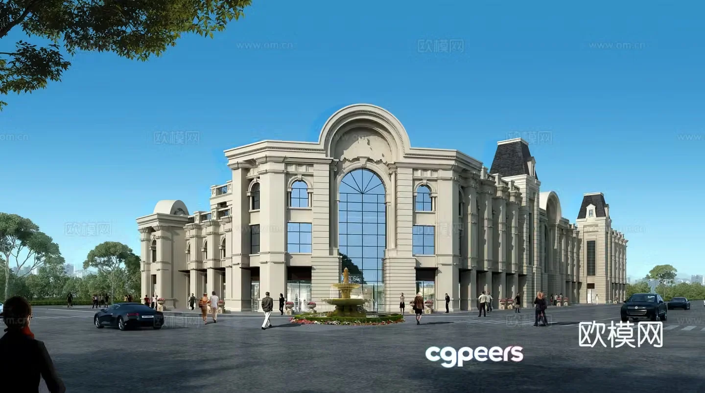 European winery appearance 3D model