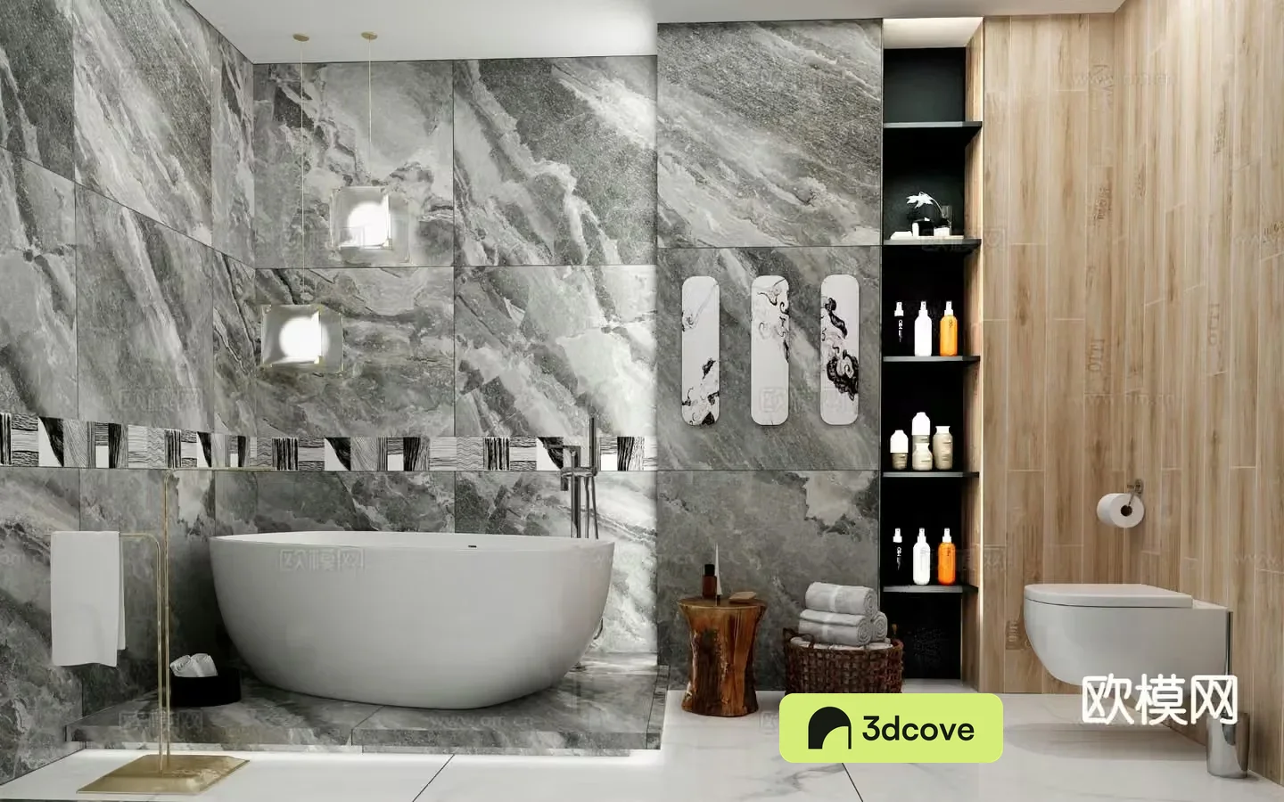 modern bathroom toilet