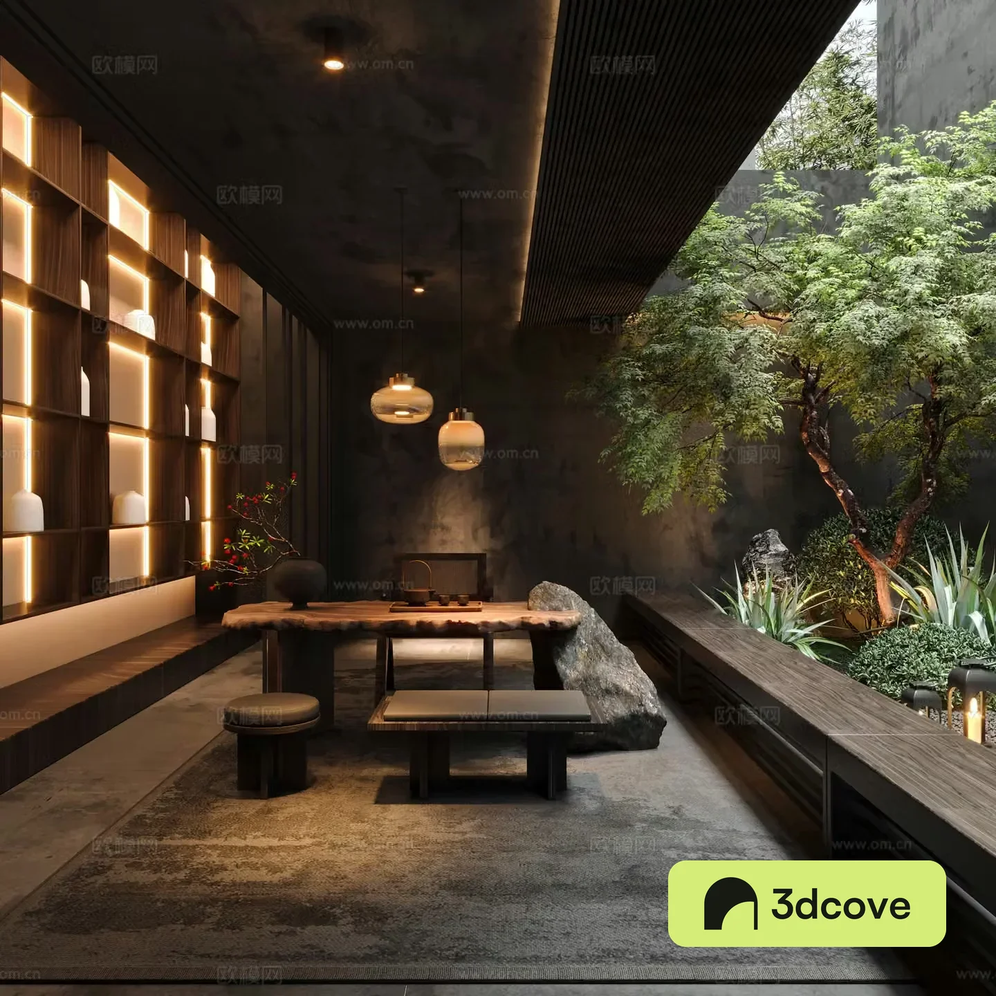 Patio tea room