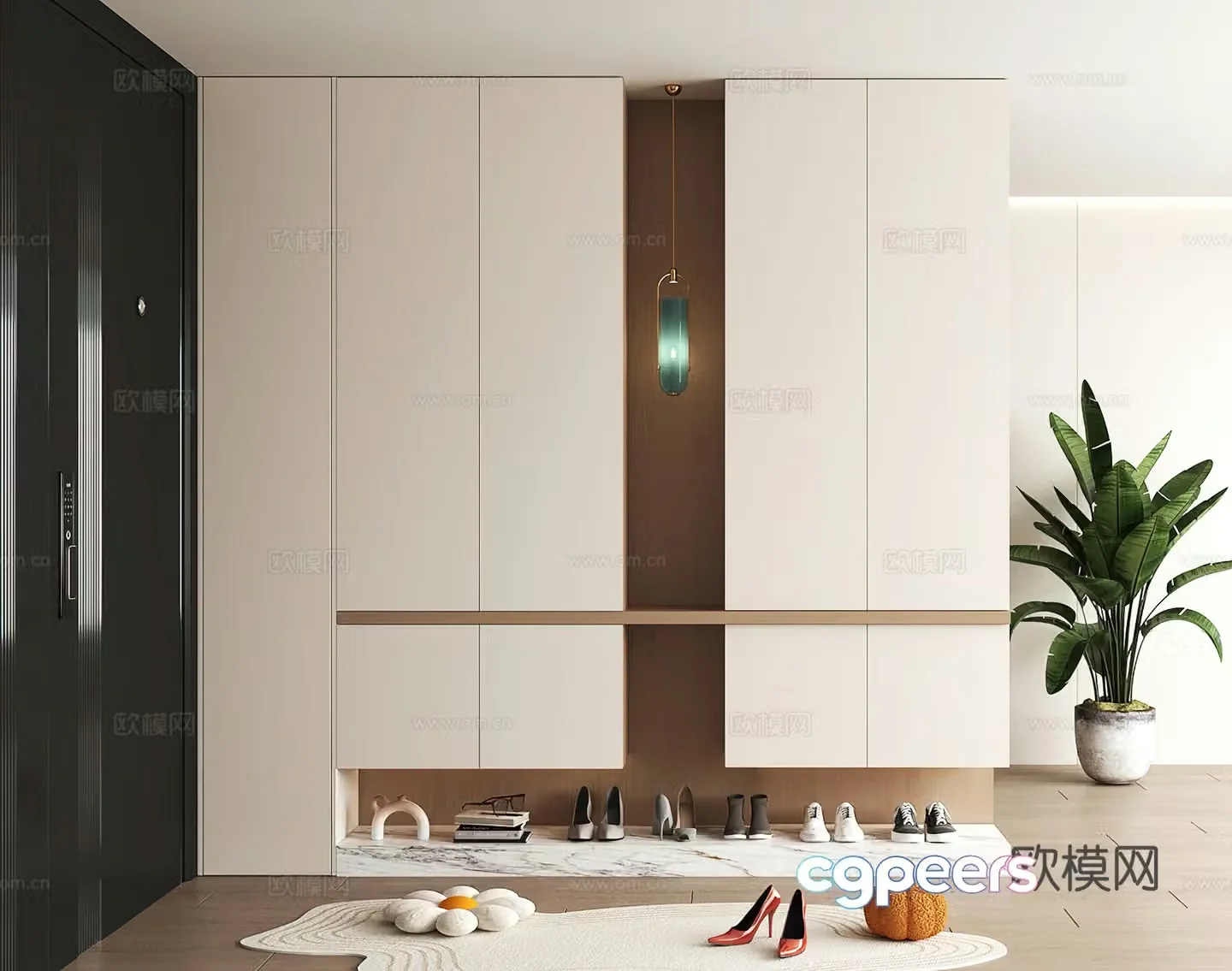 Shoe cabinet design shoe cabinet partition shoe cabinet porch shoe cabinet hotel shoe cabinet 3D model