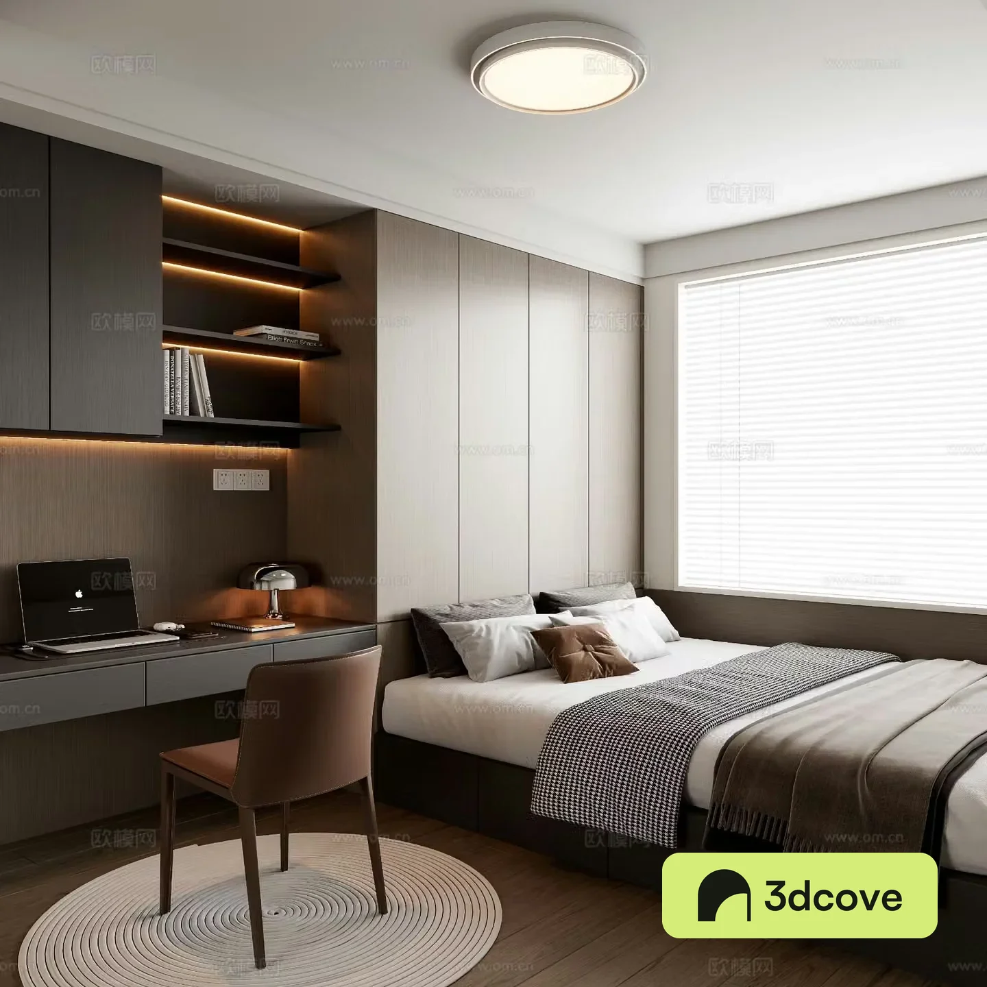 Italian tatami bedroom